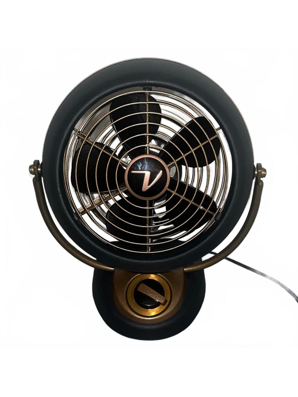 Vornado VFAN Petite Alchemy Small Fan 3 Speeds Metal Circulator Cooling Airflow